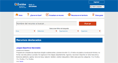 Desktop Screenshot of guiaderecursos.mides.gub.uy